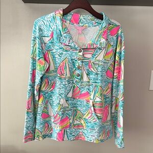 Lilly Pulitzer Red Right Return Popover